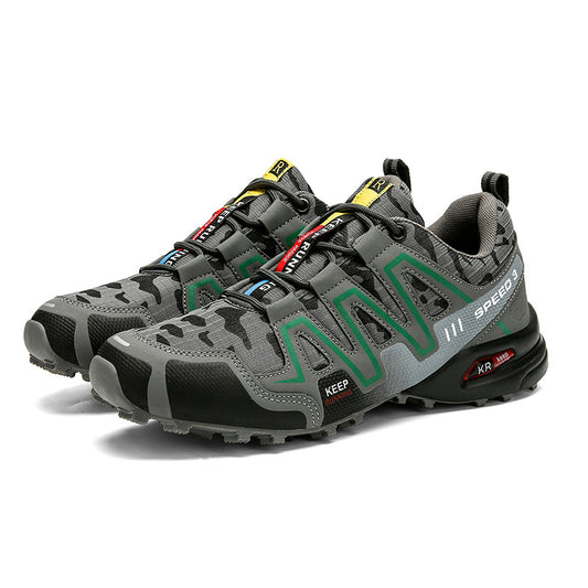 Men’s tactical hiking shoes camouflage outdoor trekking sneakers