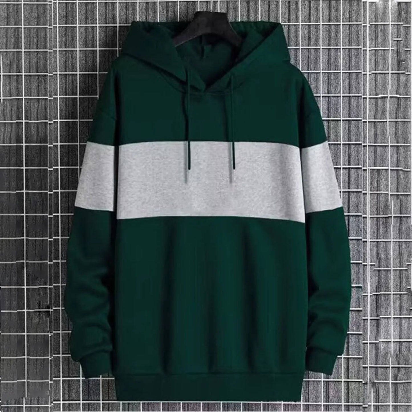 Elevate Your Style: Exclusive Patchwork Hoodie Sweater for Men - CasualFlowshop