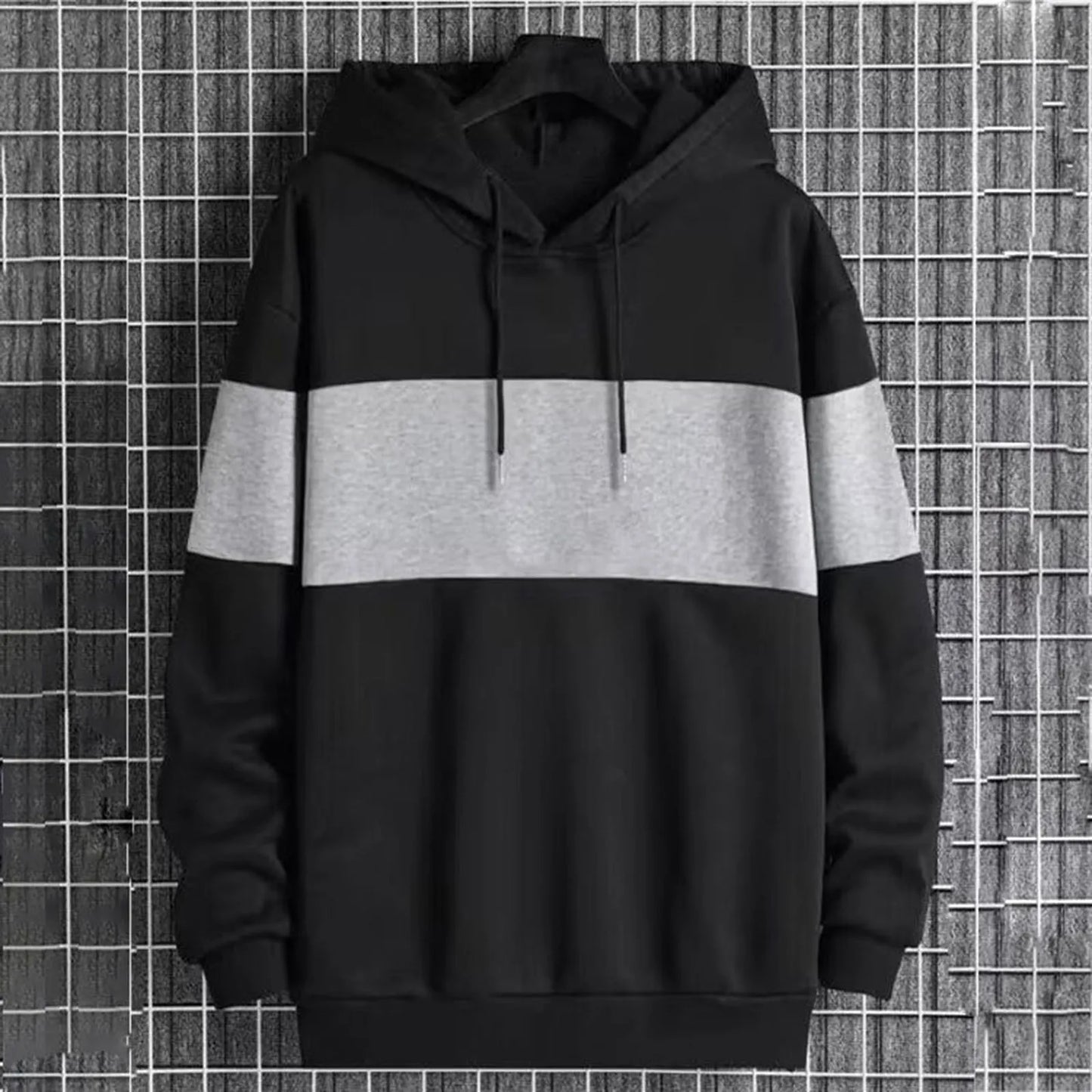 Elevate Your Style: Exclusive Patchwork Hoodie Sweater for Men - CasualFlowshop