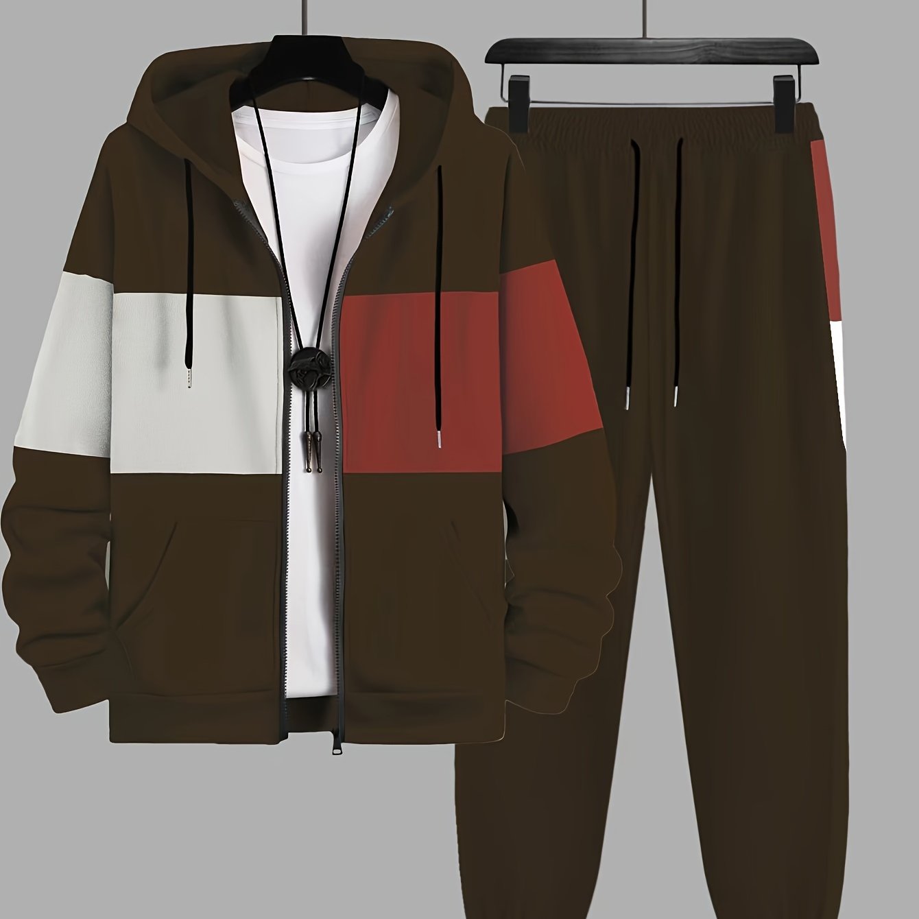 Men's Plus Size Tailored Comfort Two -Piece Set - CasualFlowshop