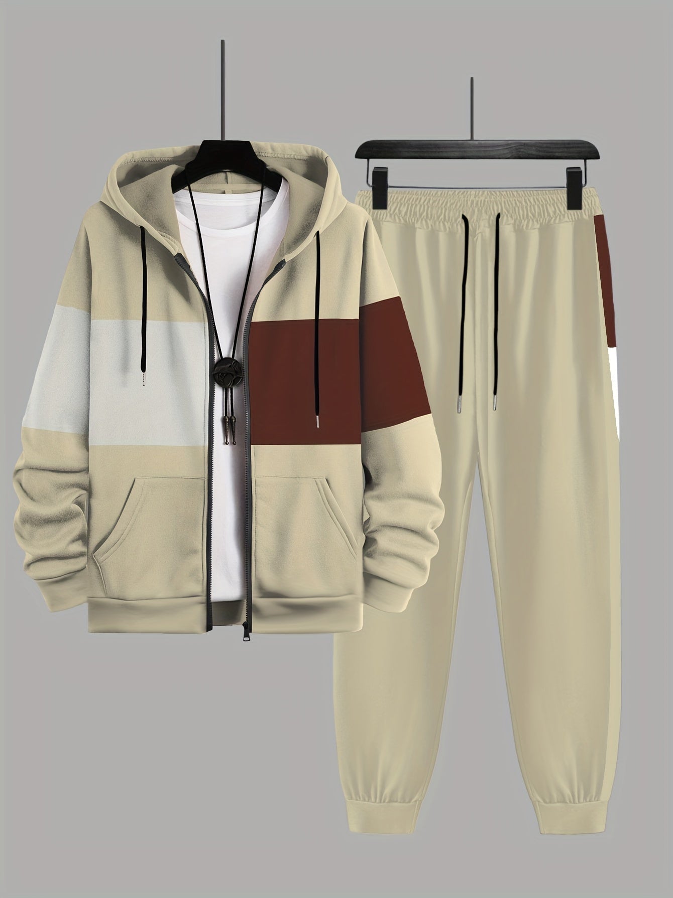 Men's Plus Size Tailored Comfort Two -Piece Set - CasualFlowshop