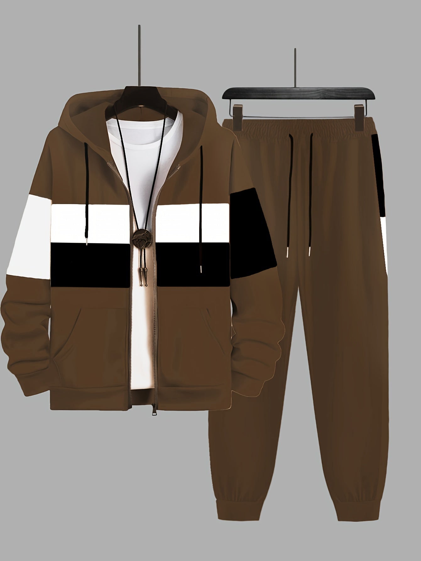Men's Plus Size Tailored Comfort Two -Piece Set - CasualFlowshop