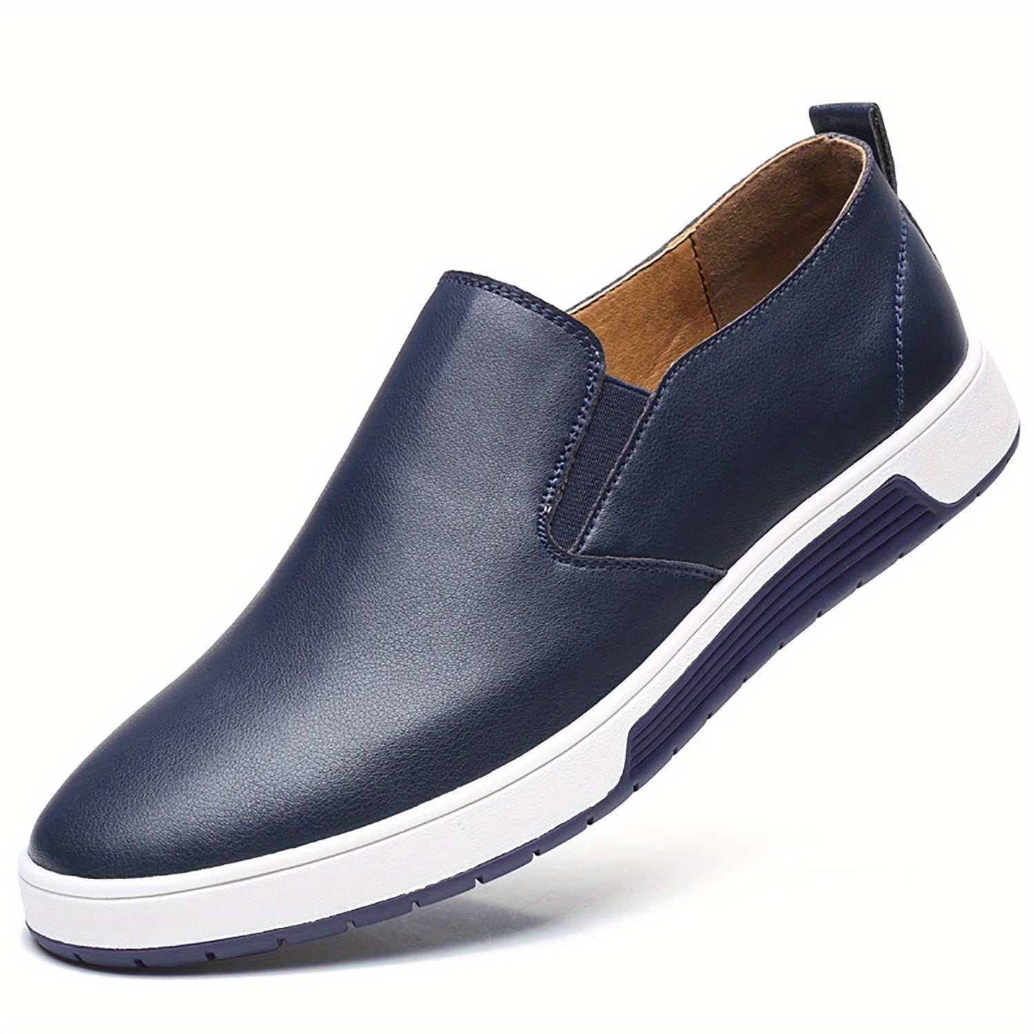 A pair of minimalist flat loafers shoes in a sleek design, perfect for any occasion - CasualFlowshop