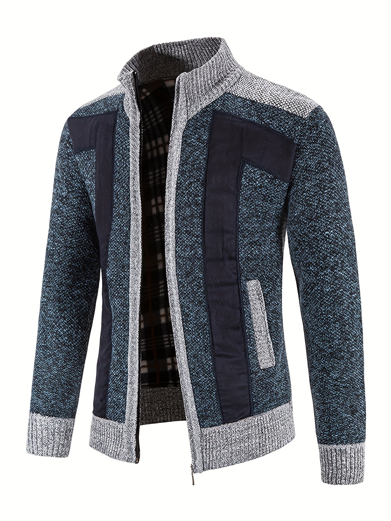 Men's Cardigan Blazer – Smart-Casual Style with Cozy Comfort - CasualFlowshop