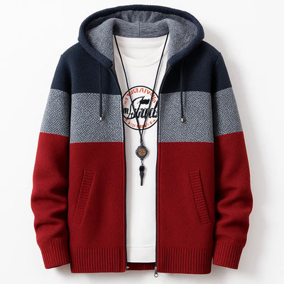 Men’s Hooded Knit Cardigan Coat – Comfort & Style for Every Occasion