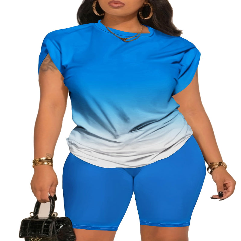 Women’s Biker Short Lounge Set – Comfy Summer Outfit - CasualFlowshop