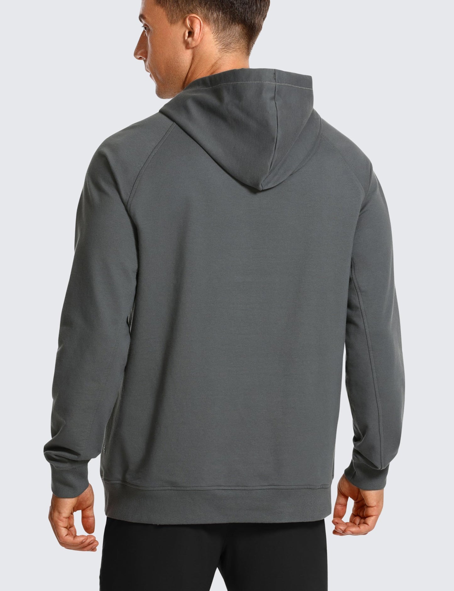 Men’s French Terry Hoodie – Soft, Stretchy & Breathable Sweatshirt - CasualFlowshop