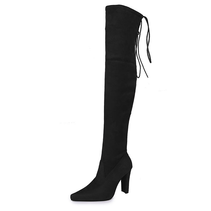 High Boots Over the Knee - Sleek and Stylish Women's Footwear - CasualFlowshop