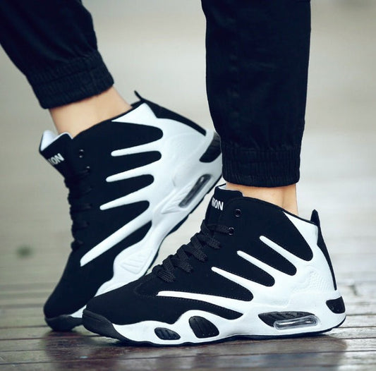 Men's Air Cushion Basketball Sneakers – Wear - Resistant & Stylish Performance Shoes - CasualFlowshop