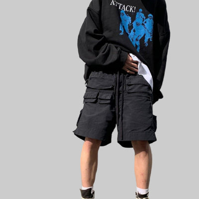 Multi-Pocket Baggy Shorts Streetwear – Stylish, Functional & Comfortable