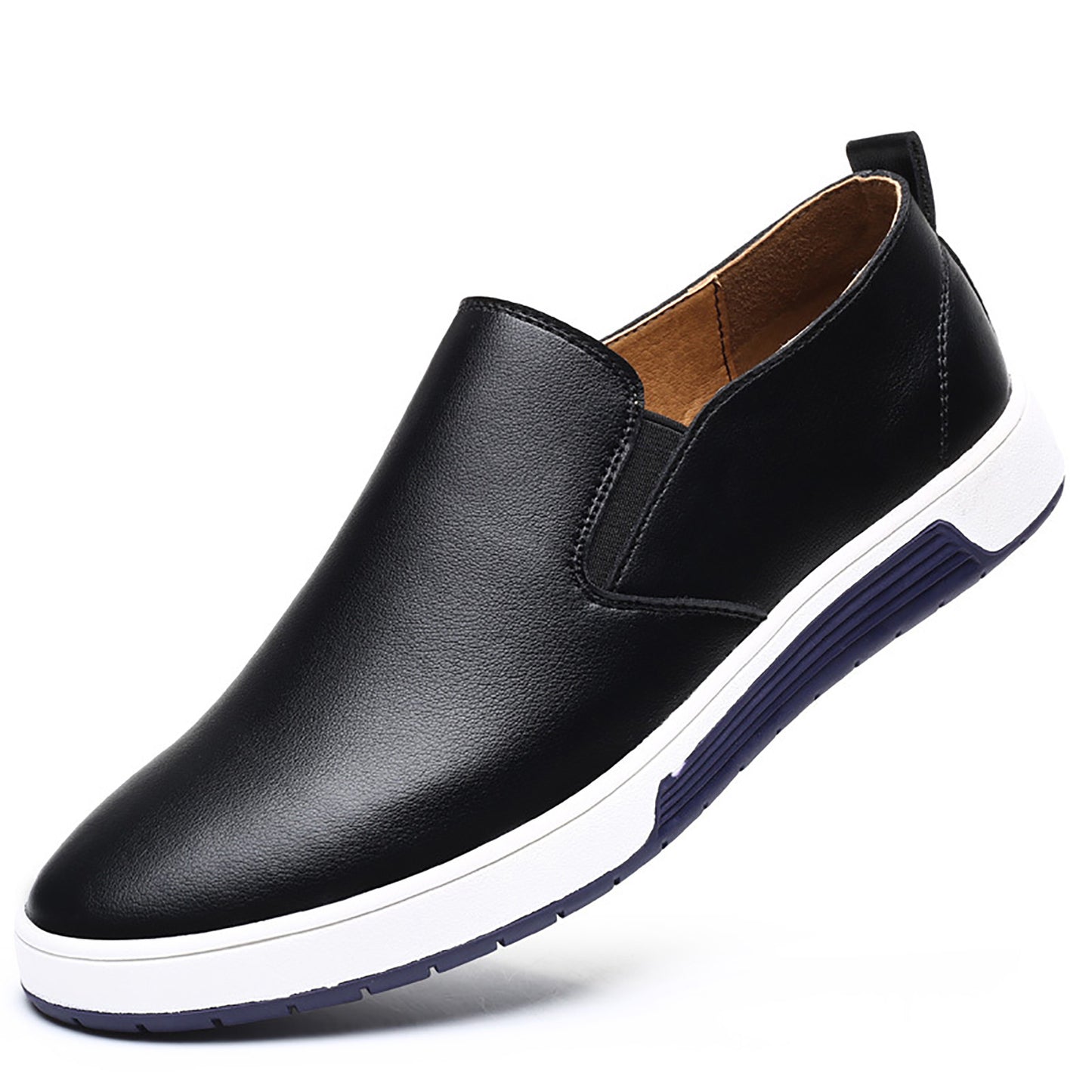 A pair of minimalist flat loafers shoes in a sleek design, perfect for any occasion - CasualFlowshop
