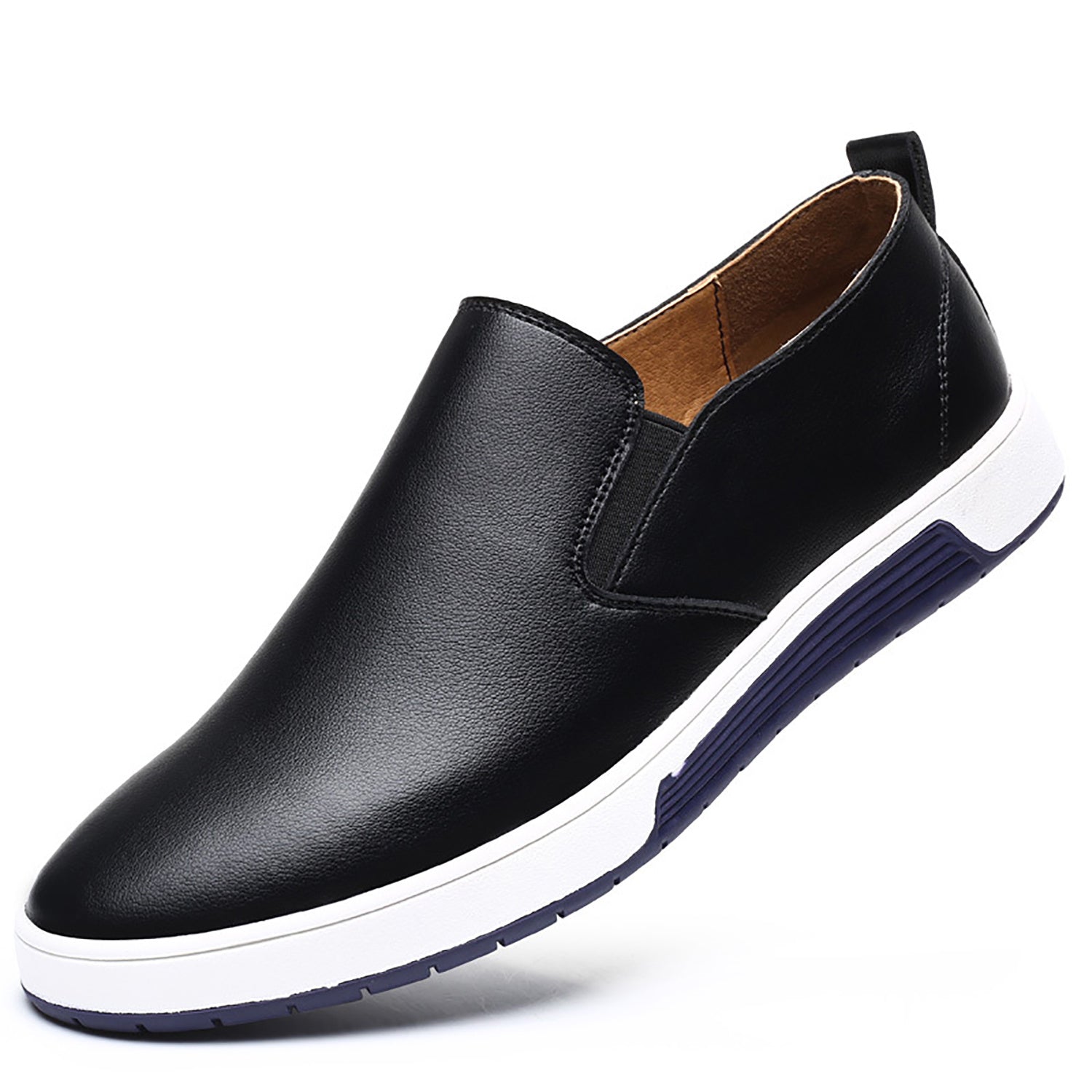 A pair of minimalist flat loafers shoes in a sleek design, perfect for any occasion - CasualFlowshop