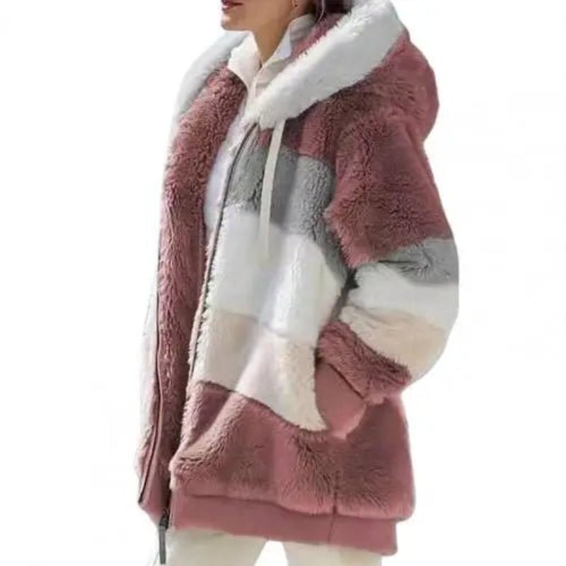 Cozy Hooded Coat with Drawstring - Stay Stylish in Any Season - CasualFlowshop