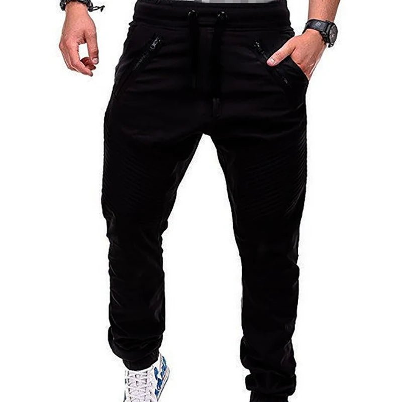 Men’s Moto Cargo Jogger Pants – Urban Biker Style - CasualFlowshop