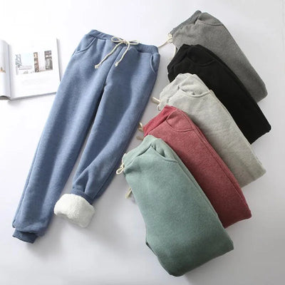 Experience Unparalleled Warmth and Style with Women's Thickened Cashmere Pants