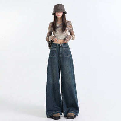 Vaqueros acampanados de cintura alta para mujer: estilo retro