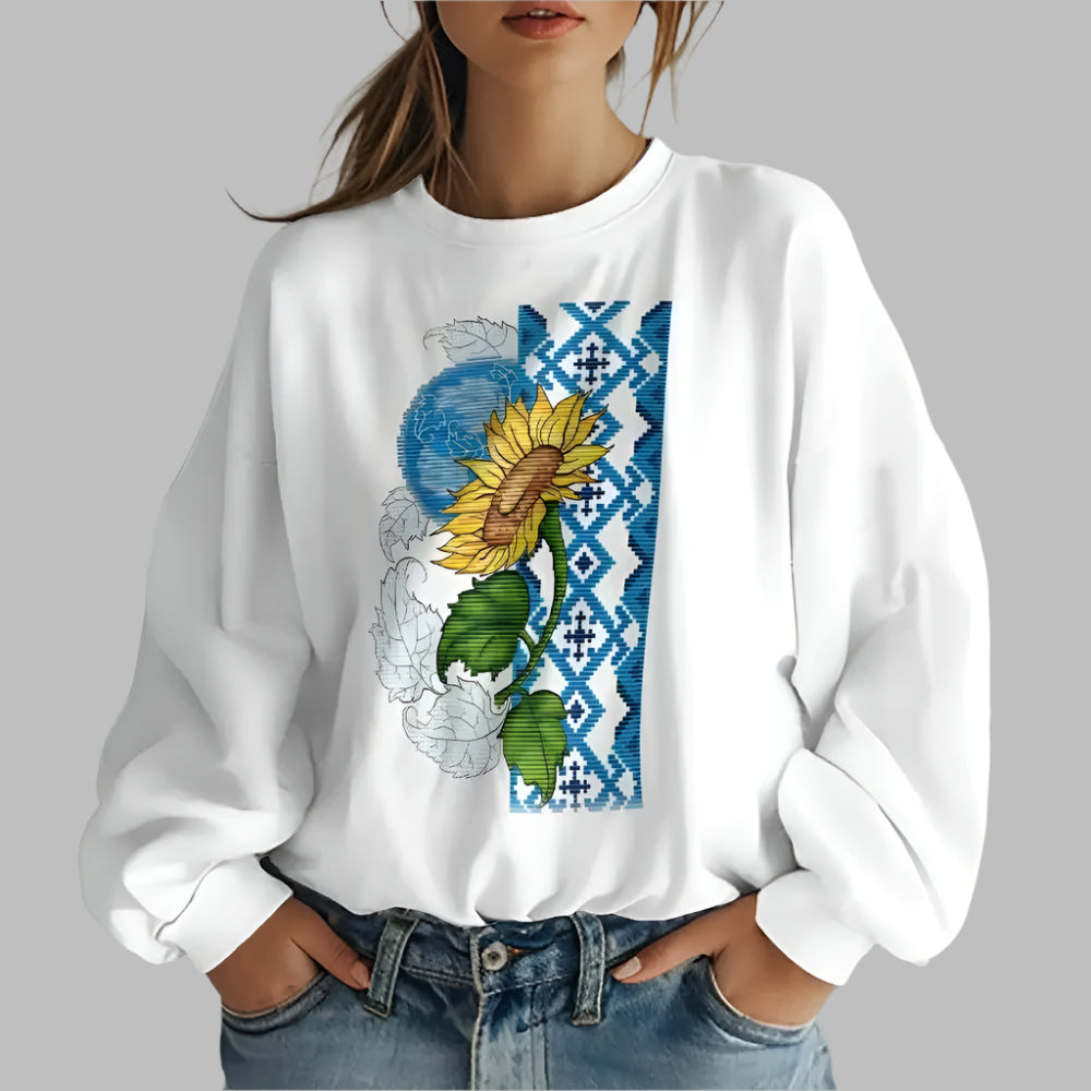Ukrainian Folk Print Oversized Hoodie – Warm and Stylish Sweatshirt for Men and Women - CasualFlowshop