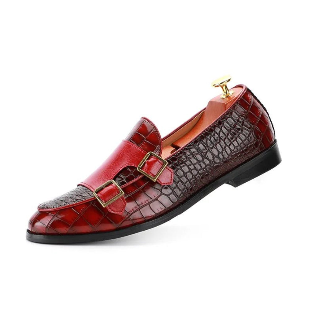 Luxury Crocodile Pattern Loafers for Men - CasualFlowshop