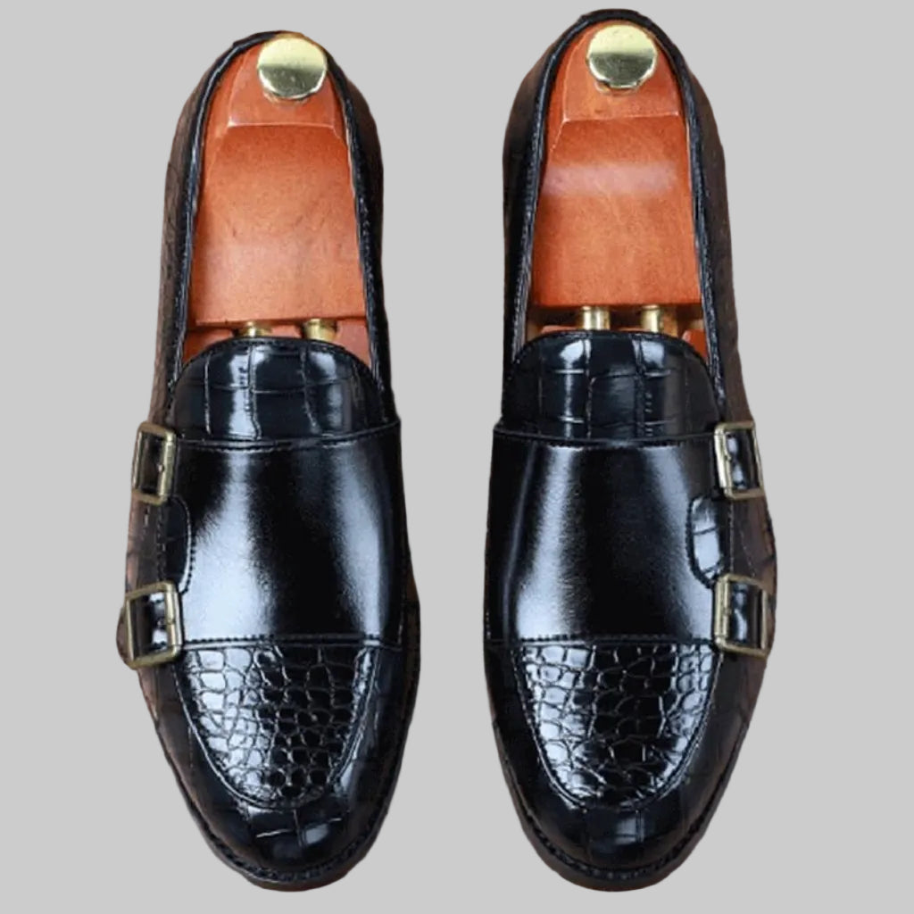 Luxury Crocodile Pattern Loafers for Men - CasualFlowshop
