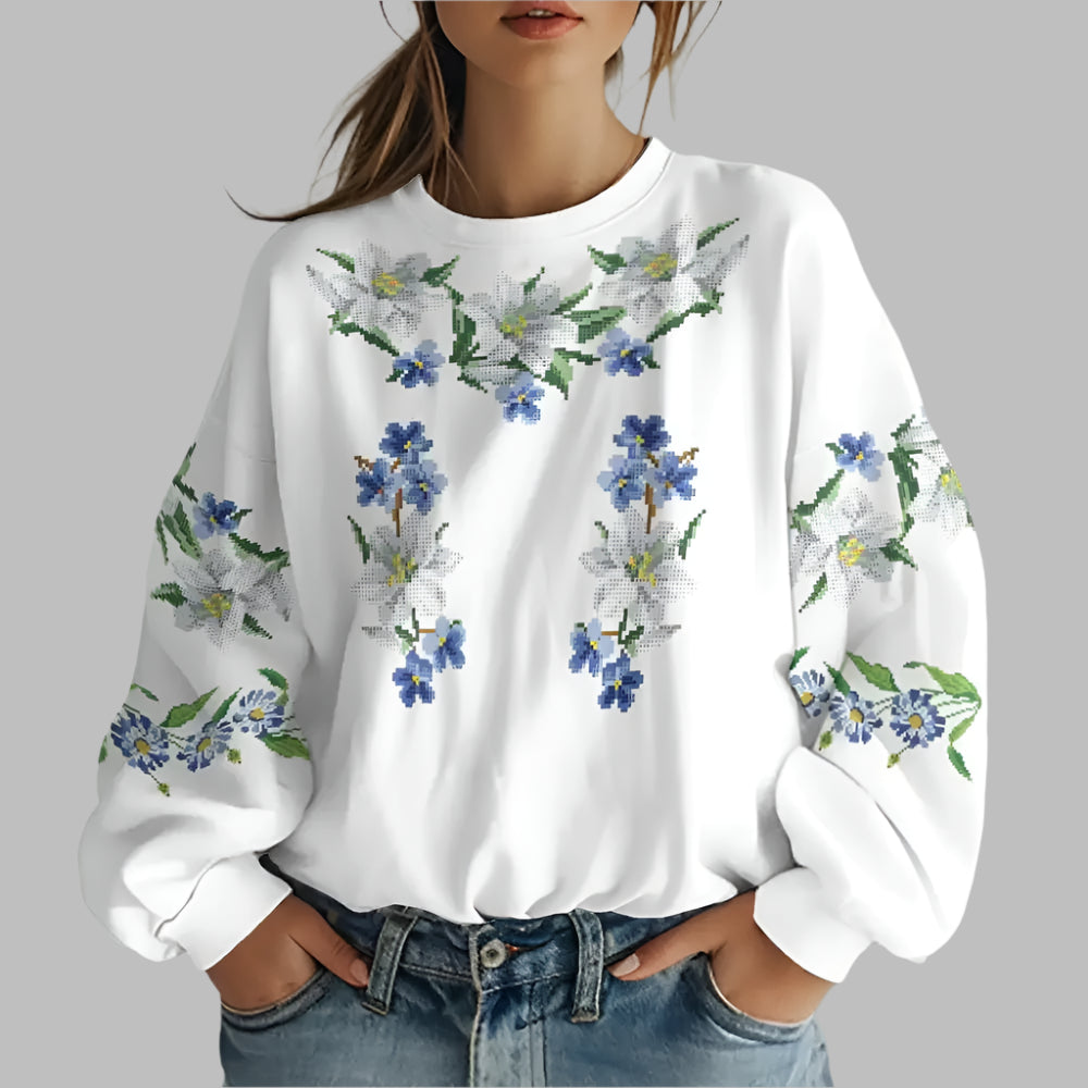 Ukrainian Folk Print Oversized Hoodie – Warm and Stylish Sweatshirt for Men and Women - CasualFlowshop