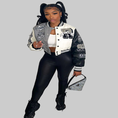 Streetwear Racing Bomber Jacket - Style Game Revved Up!