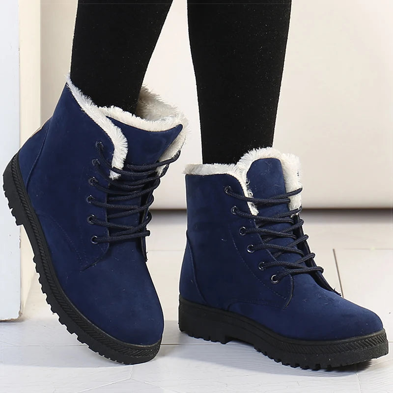 Chic Women's Snow Boots – Stylish and Warm Winter Footwear - CasualFlowshop
