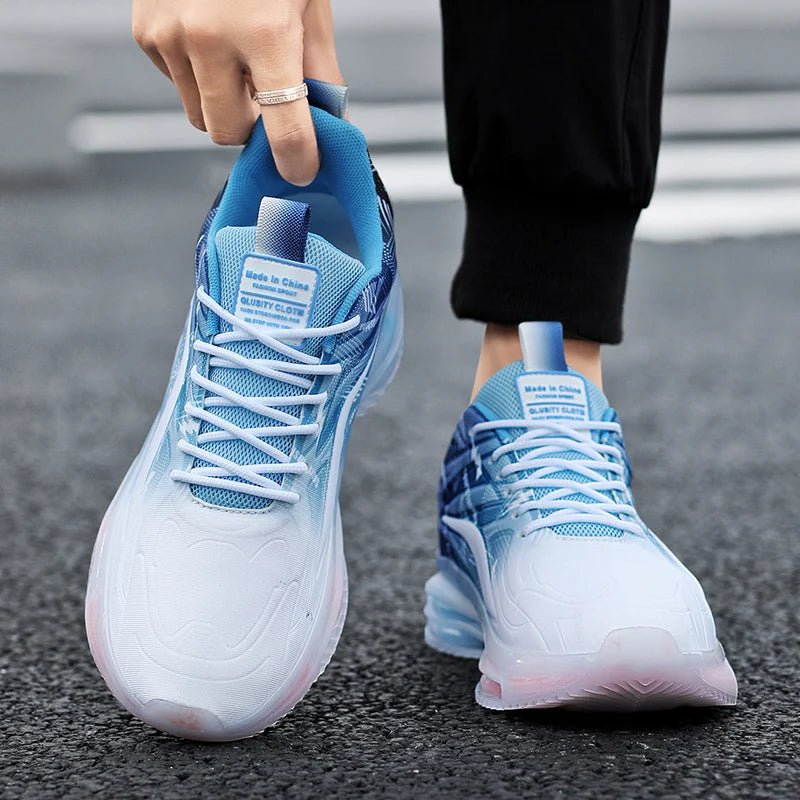 Cushioned running shoes breathable lightweight support - CasualFlowshop