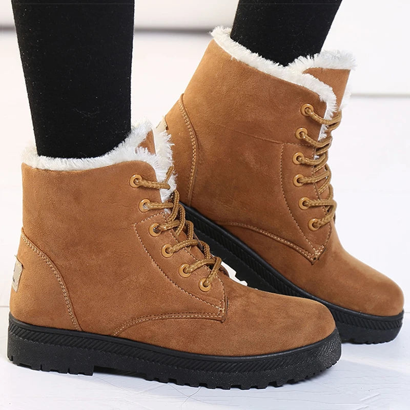 Chic Women's Snow Boots – Stylish and Warm Winter Footwear - CasualFlowshop