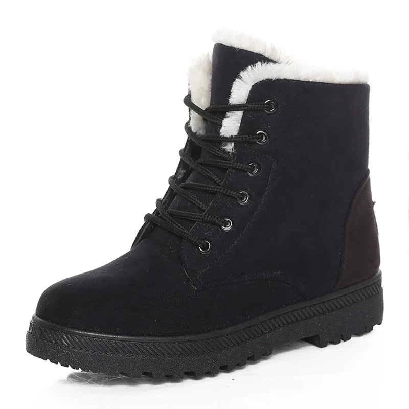 Chic Women's Snow Boots – Stylish and Warm Winter Footwear - CasualFlowshop