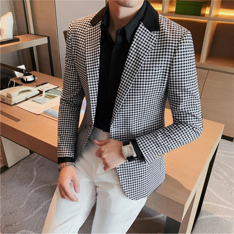 Plover Case Blazer Jacket: Timeless Elegance Meets Modern Versatility - CasualFlowshop