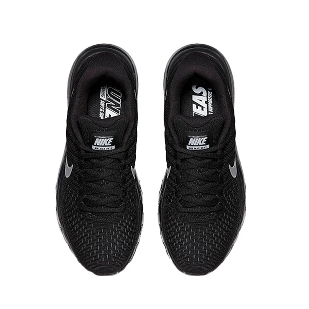 Black Nike Alpha Trainer 6 Air Cushion Shoes on a white background