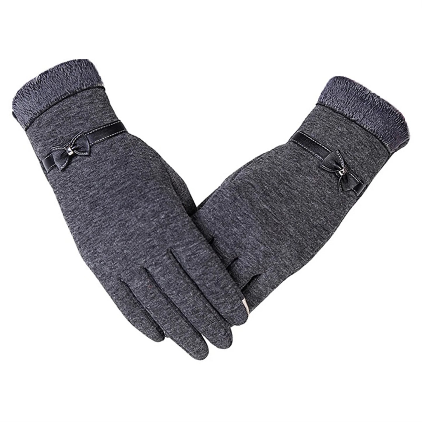Women Winter Gloves Touch Screen Warm Gloves Outdoor Driving Gloves Mittens - CasualFlowshop