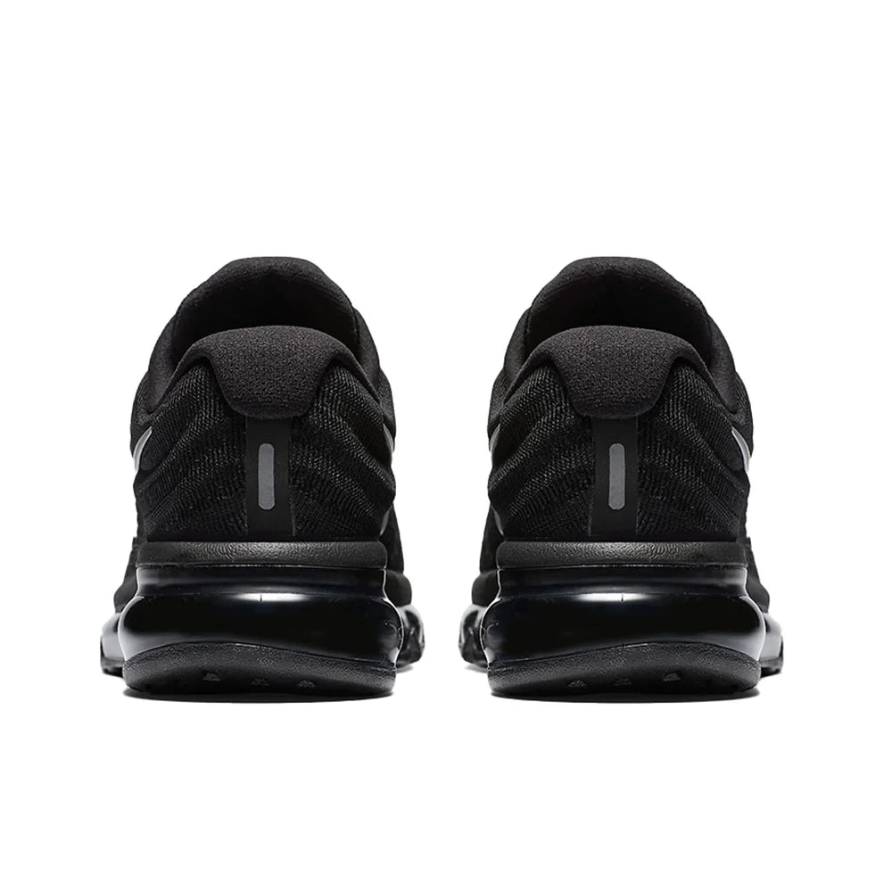 Black Nike Alpha Trainer 6 Air Cushion Shoes with a focus on sole design on a white background