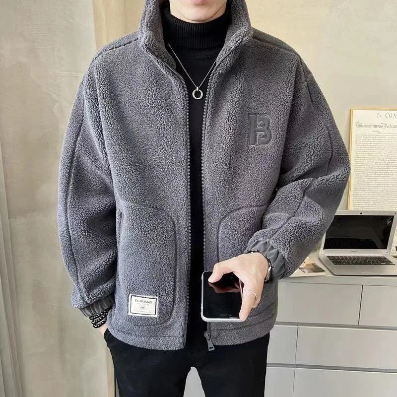Trendy Male Jacket Coats: Oversized Style for a Bold Look - CasualFlowshop