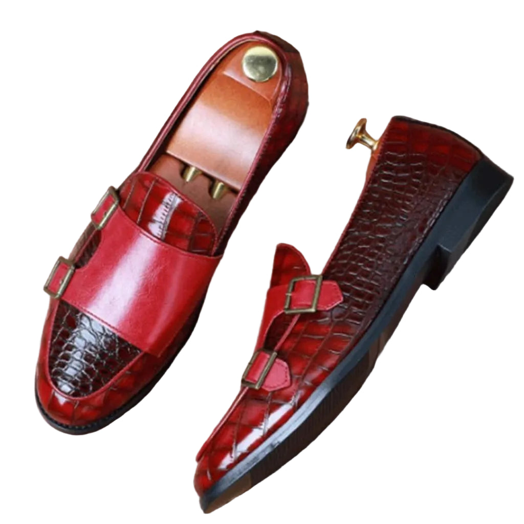 Luxury Crocodile Pattern Loafers for Men - CasualFlowshop