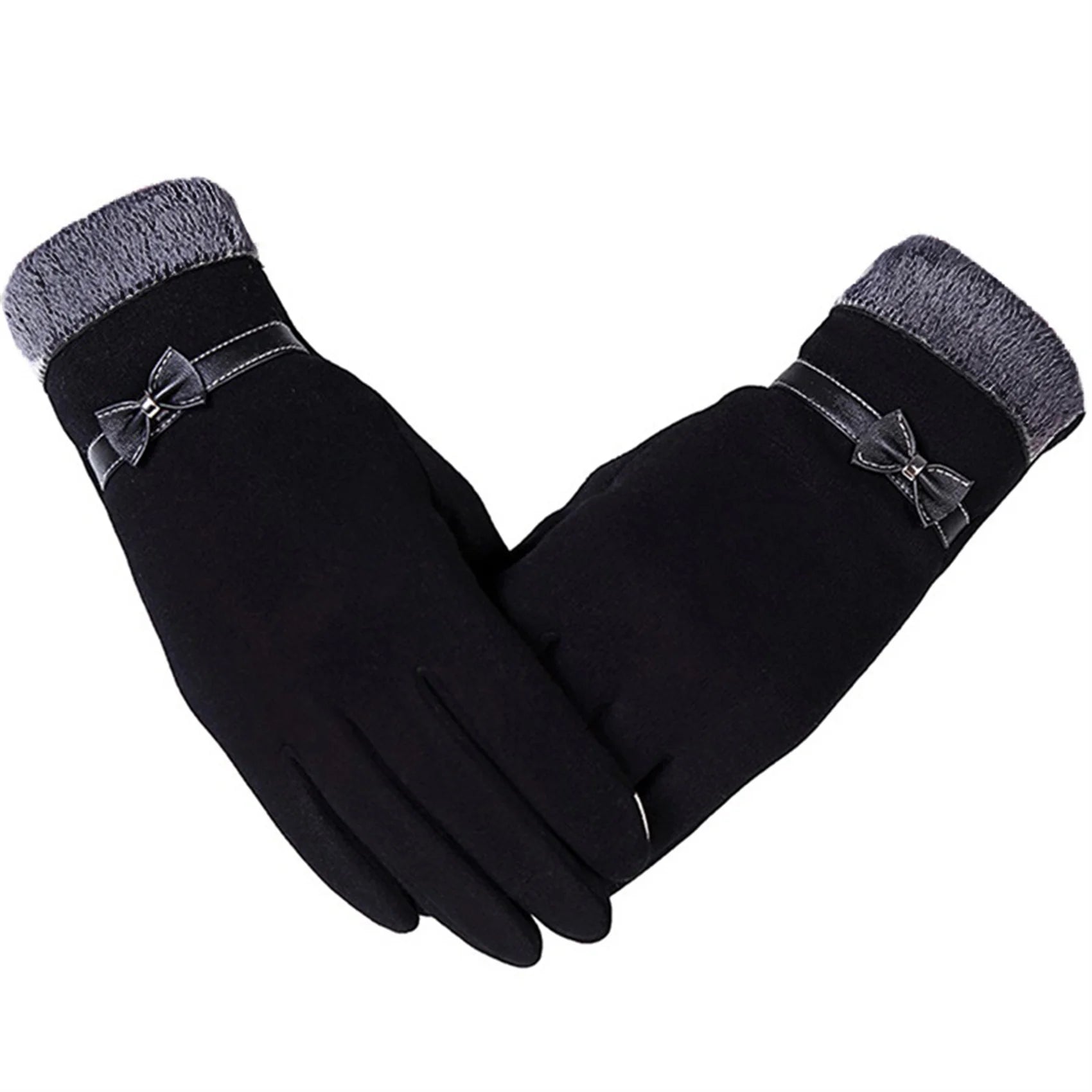 Women Winter Gloves Touch Screen Warm Gloves Outdoor Driving Gloves Mittens - CasualFlowshop