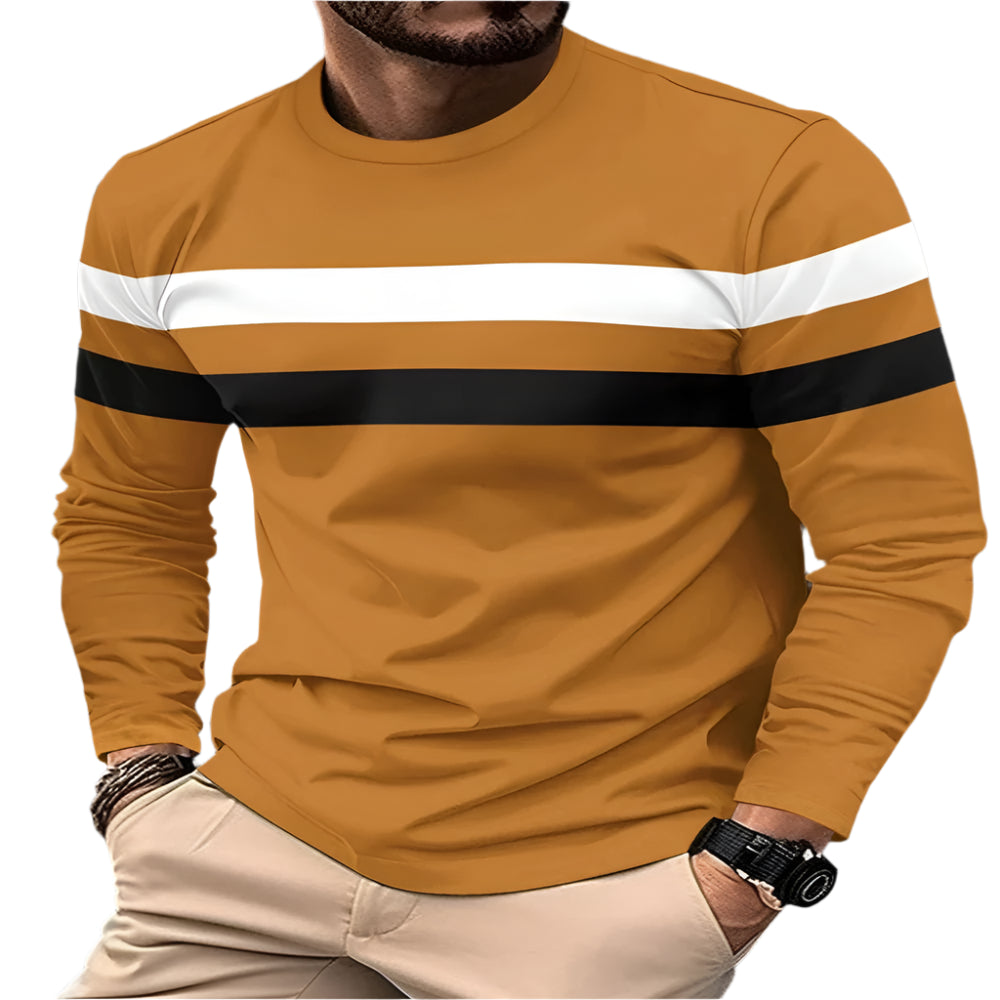 Spliced Cotton Sweater - casualflowshop
