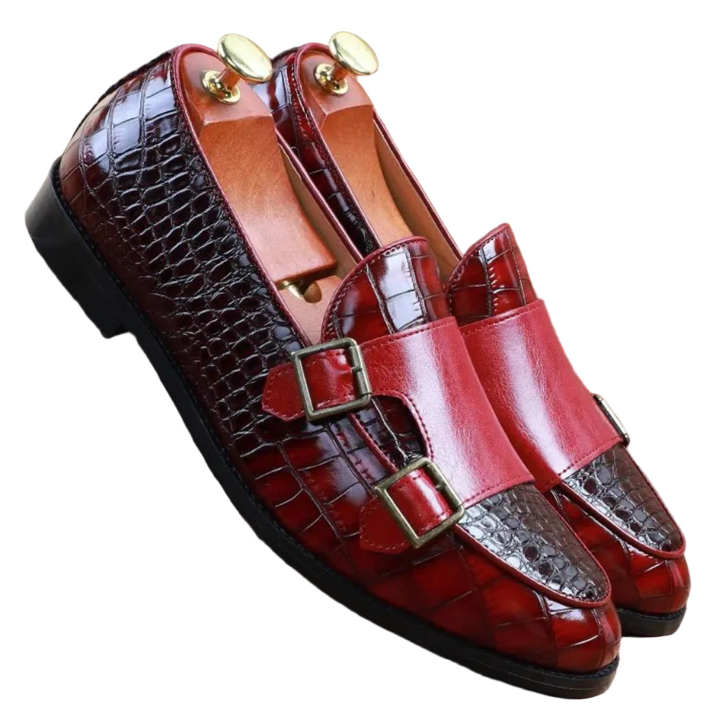 Luxury Crocodile Pattern Loafers for Men - CasualFlowshop