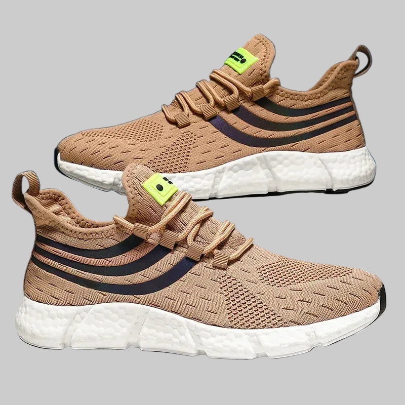 men's lightweight walking sneakers beige