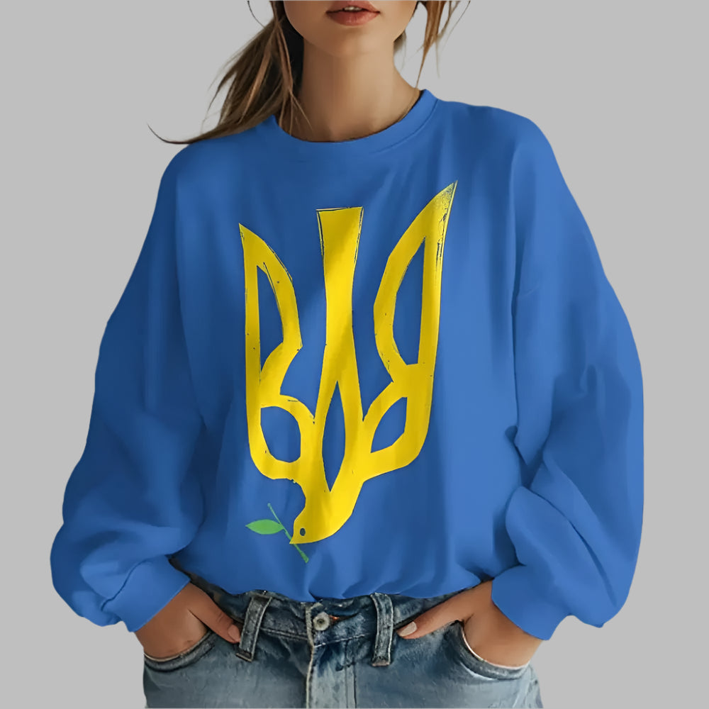 Ukrainian Folk Print Oversized Hoodie – Warm and Stylish Sweatshirt for Men and Women - CasualFlowshop