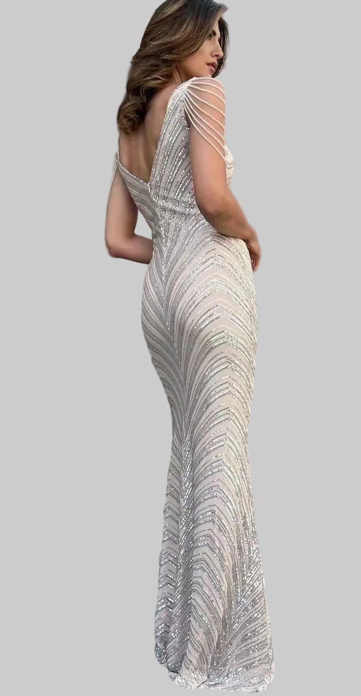 Women’s Formal Evening Party Dress – Sophisticated Long Black Dress - CasualFlowshop