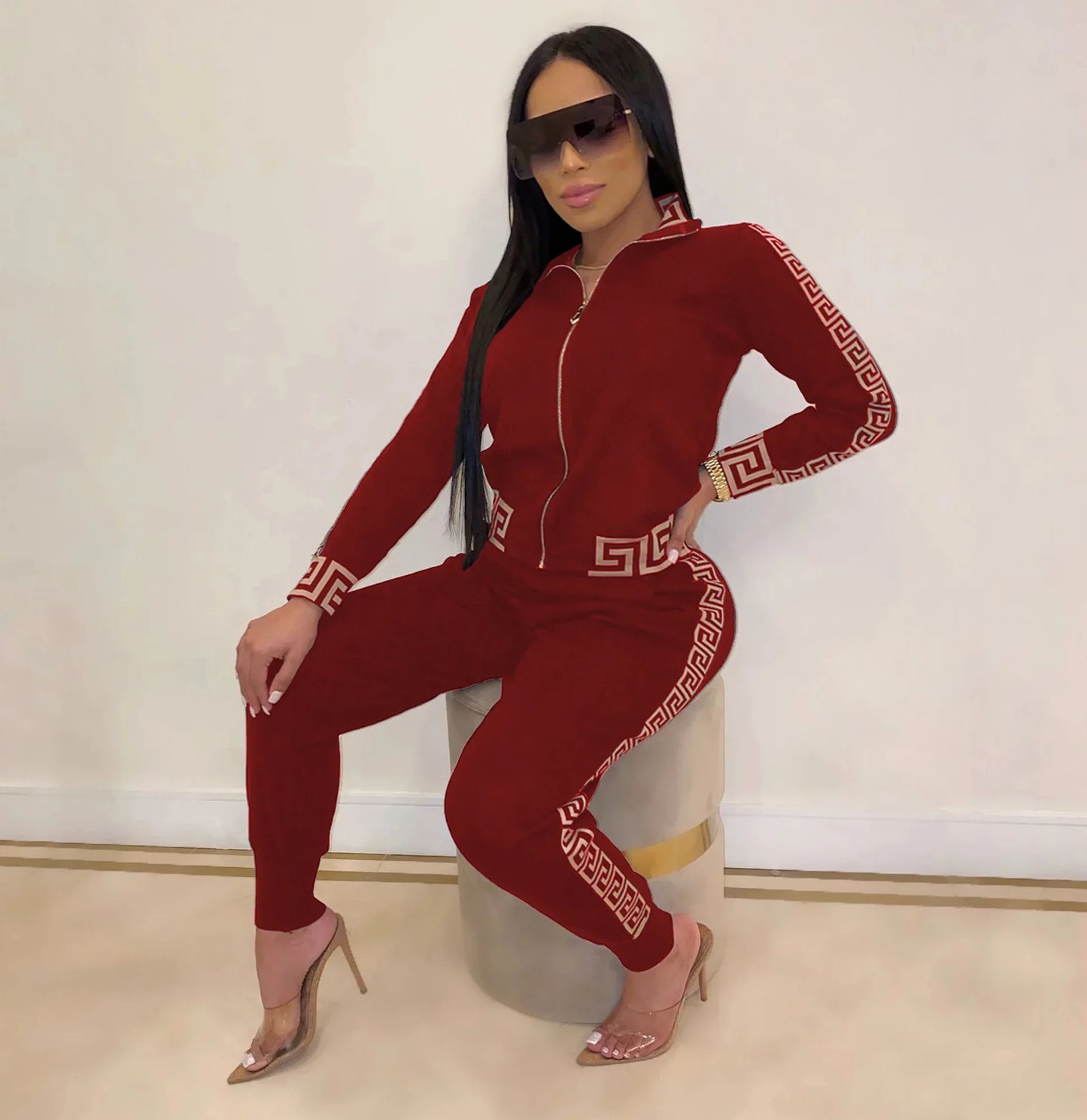 Urban Chic: Modern 2 Piece Tracksuit Sets for Versatile Style - CasualFlowshop