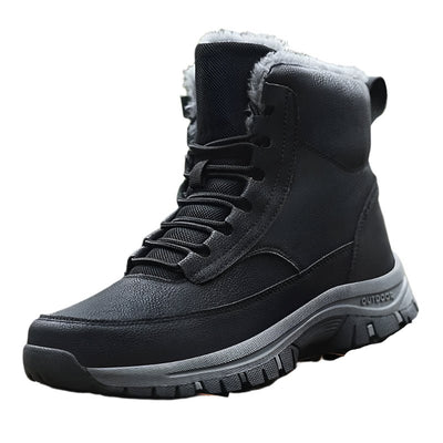Manténgase abrigado con las botas de nieve para exteriores para hombre: perfectas para los duros inviernos 