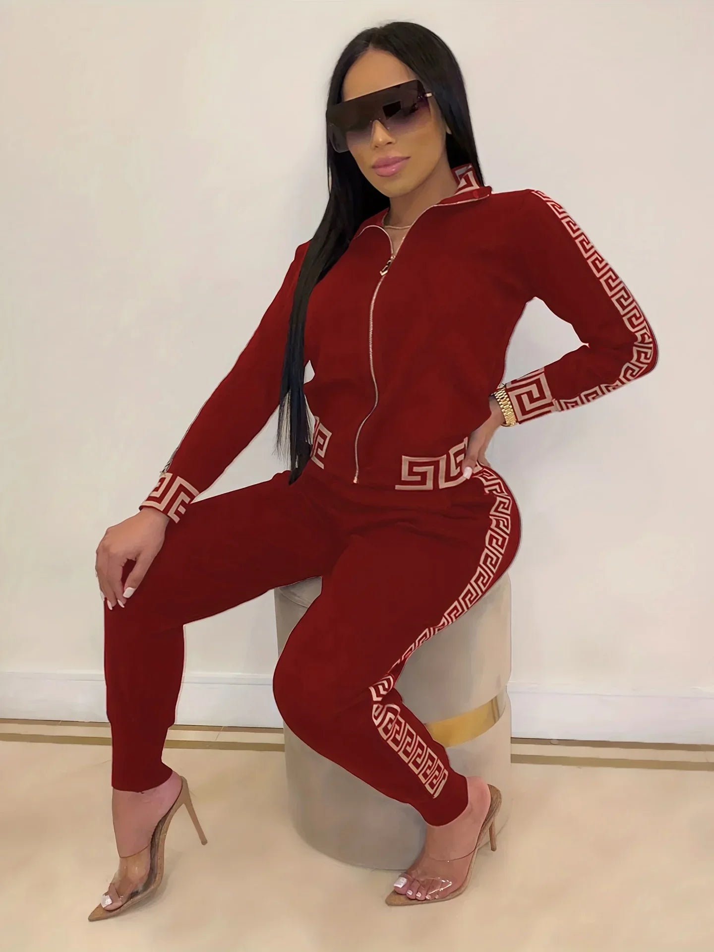 Urban Chic: Modern 2 Piece Tracksuit Sets for Versatile Style - CasualFlowshop