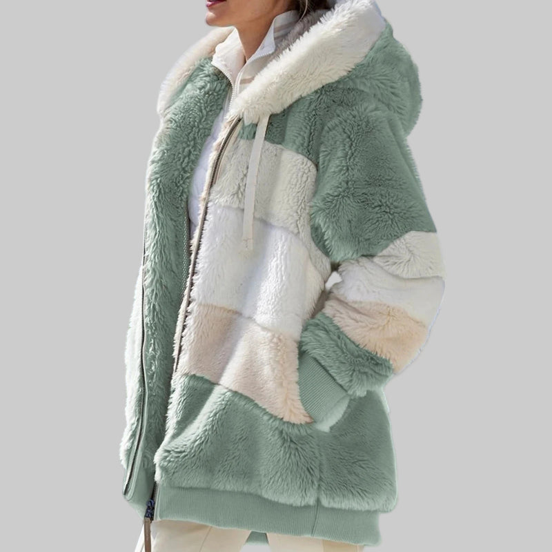 Cozy Hooded Coat with Drawstring - Stay Stylish in Any Season - CasualFlowshop