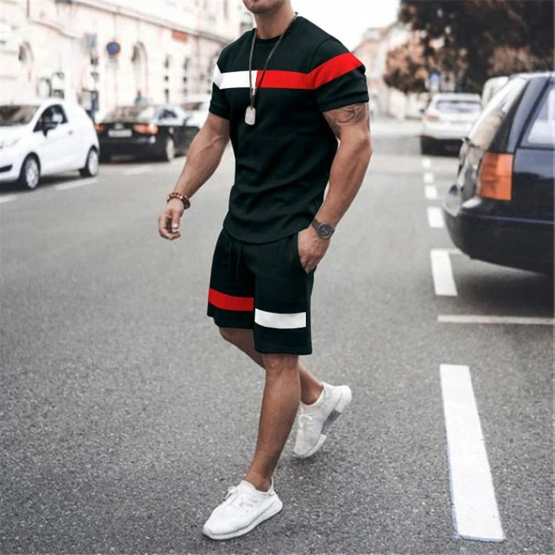 Men’s Summer Casual Wear 3D Set – Beach & Street Comfort - CasualFlowshop