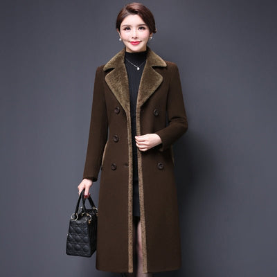 Abrigo clásico de lana para mujer: cómodo, elegante y perfecto para los días fríos de invierno