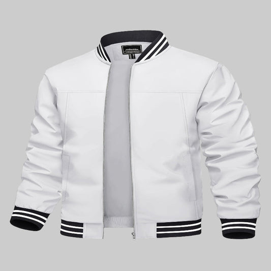 Men's Lightweight Windproof Bomber Jacket – Style Meets Performance - CasualFlowshop