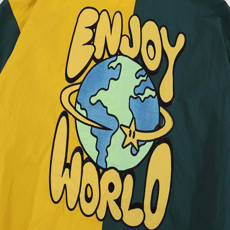 Loose Casual Stand Collar Motorcycle Style Jacket For Men - CasualFlowshop