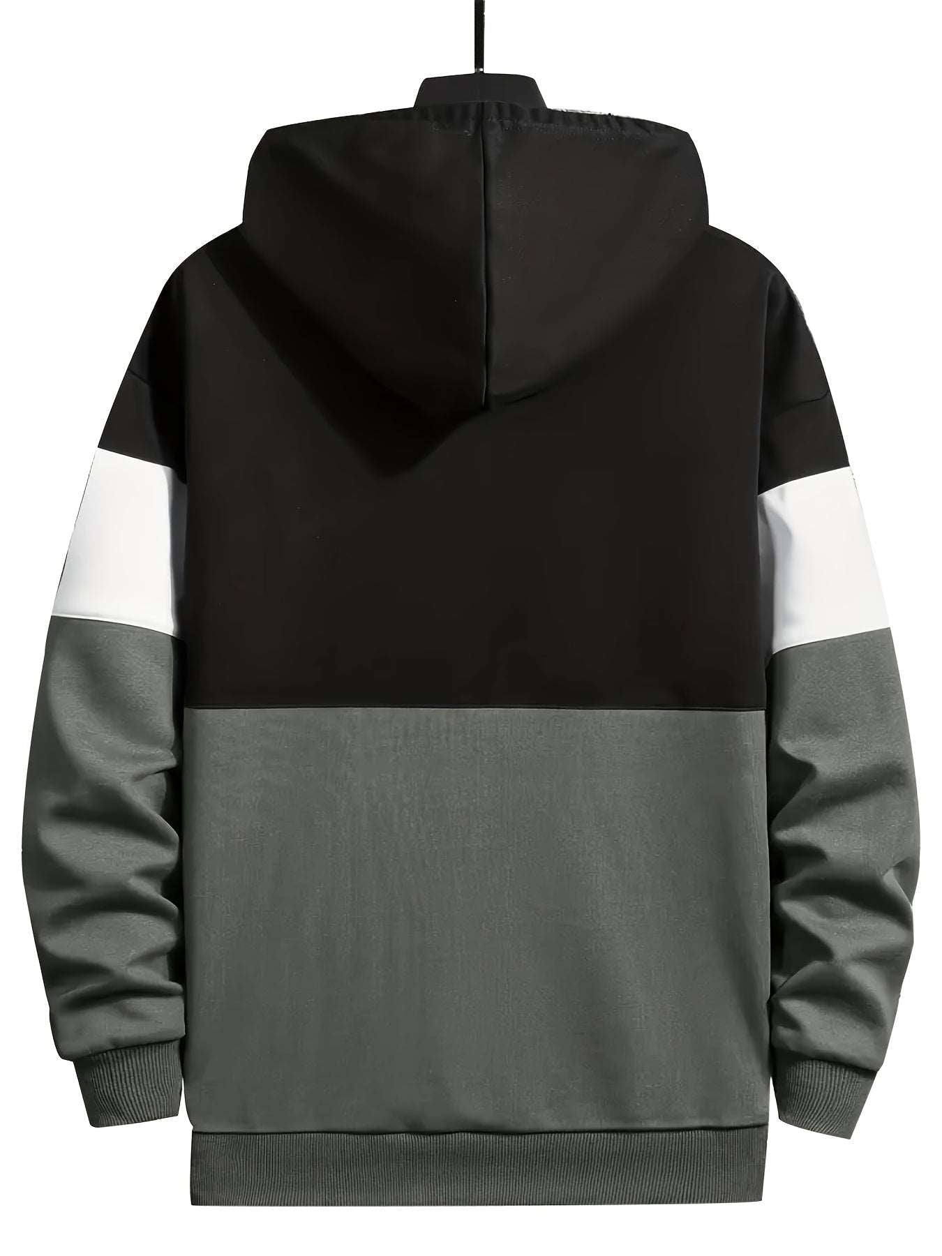 Elevate Your Style: Exclusive Patchwork Hoodie Sweater for Men - CasualFlowshop